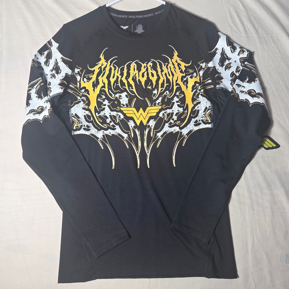Civil Regime x DC Wonder Woman Compression Shirt Rashguard Men’s L NWT